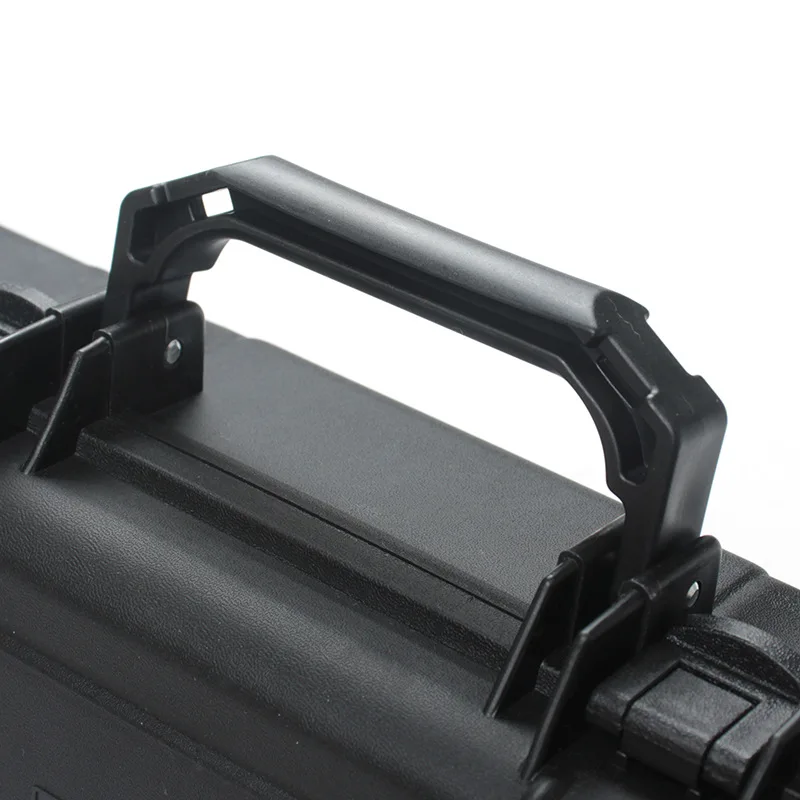 Weatherproof / Shockproof Hard Case - Black Dust And Water Protection With Customizable Foam, External 30*10*16cm Stroage Box