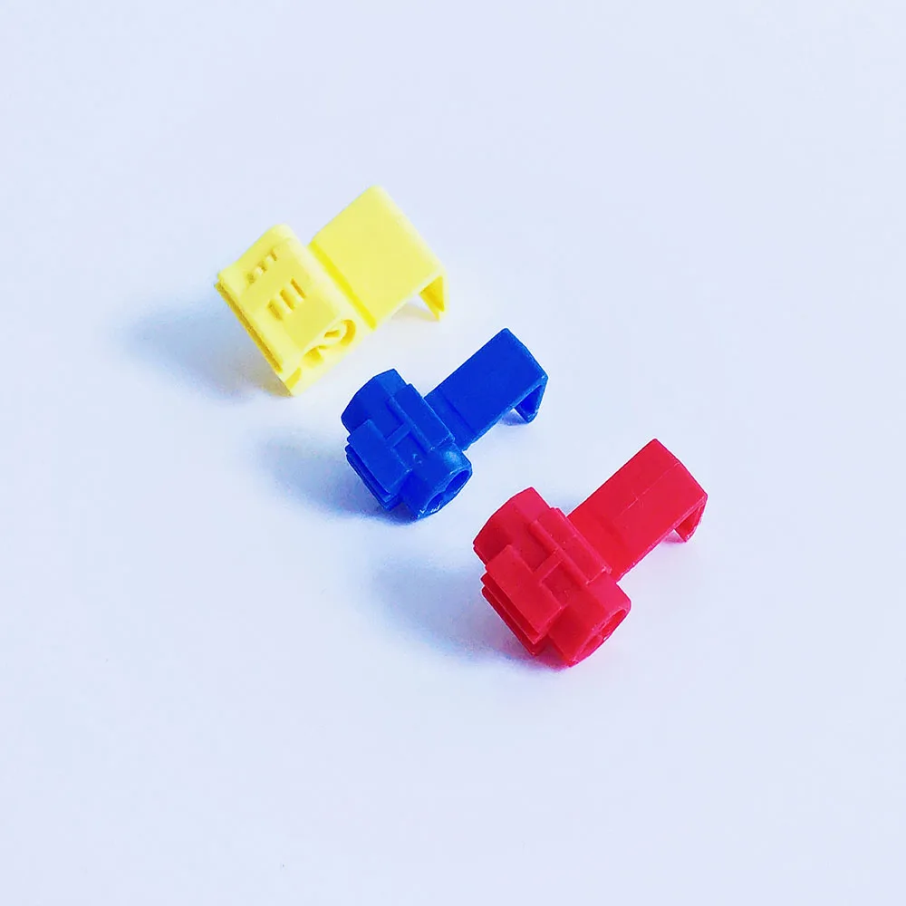 Cable connection fast joint electrical terminals 100pcs 802 three color Scotch Lock Quick Splice Wire Connector Crimp Terminal