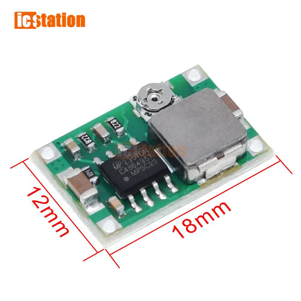 10PCS Mini Airplane Module Mini360 Mini 360 DC-DC Buck Non-isolated Converter Step Down Module replace lm2596