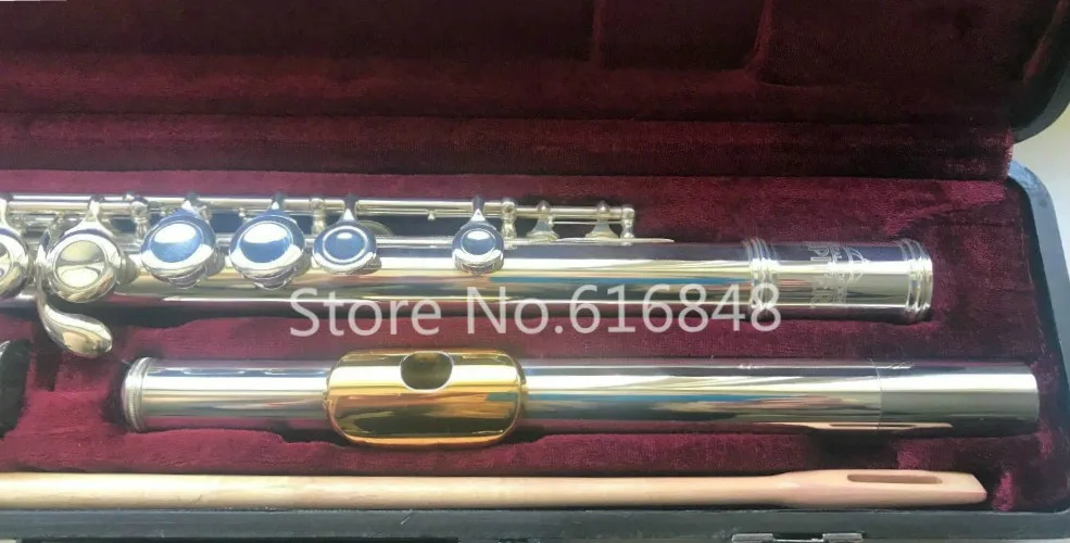 Hot Jupiter Capital Edition Model CEF-510 Professional 16 Holes Closed Flute Cupronickel Silver Plated C Tune Flute Instrument