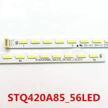 

New 2 Piece/lot LED backlight bar STQ420A85-56LED-REV02-131210 56 LEDs 540mm for 42L1353C 42L1356C 017-420-0006-1