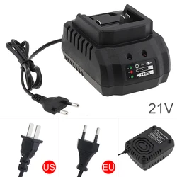 18V 21V 2A Lithium Battery Charger Portable High Power Smart Fast Charger for Electric Screwdriver Drill Power Tool Accessories