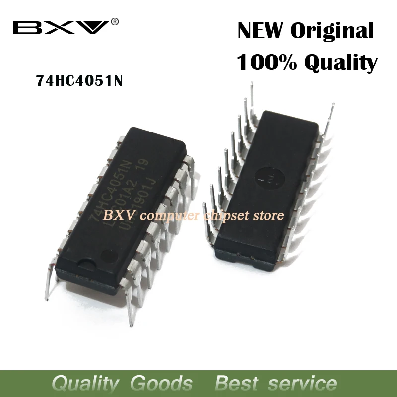 10Pcs/Lot 74HC4051N…