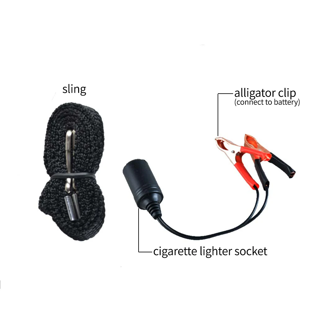 Imagem -06 - Holofote 12v Iluminação Portátil Spotlight Led de Alta Potência Lanterna 100w Tocha 24v Caça Lâmpada Trabalho do Carro 50 Pesca Acampamento