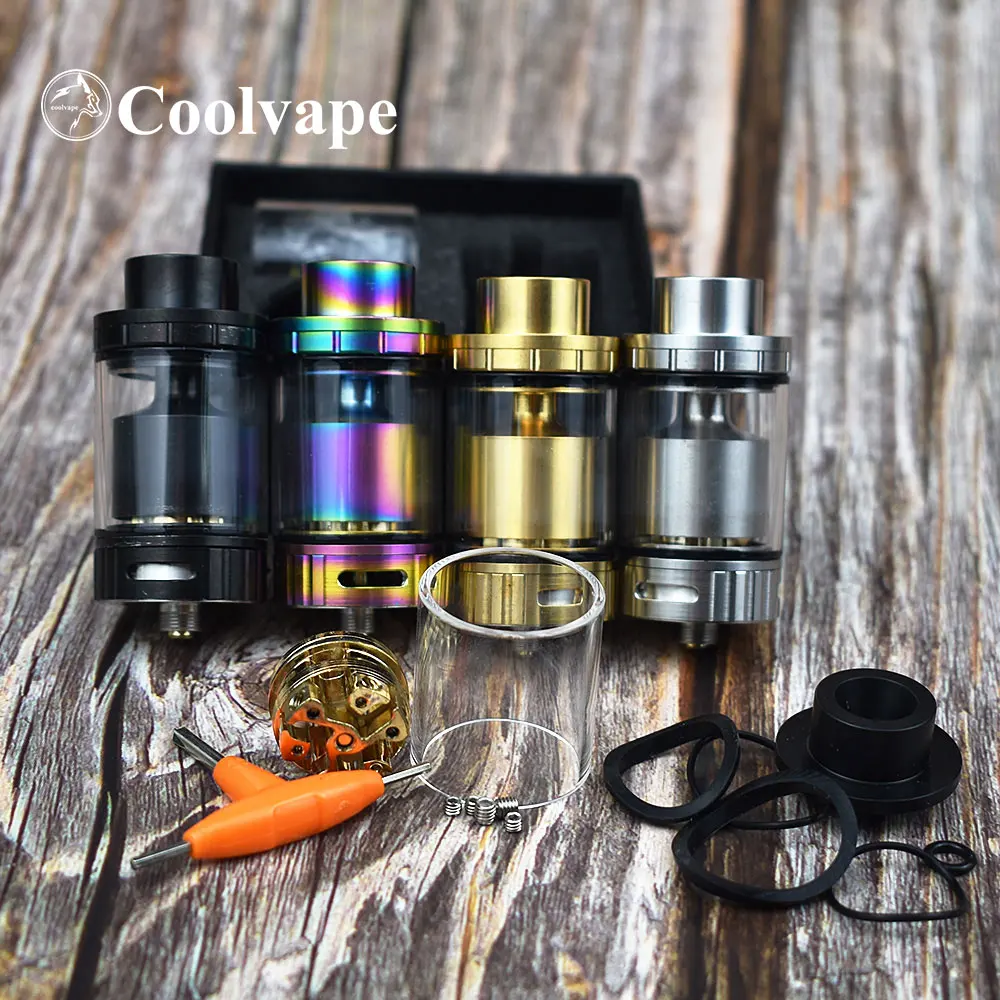 

Coolvape AZEROT RTA 24 мм 4,5 мл атомайзер электронная сигарета перестраиваемый Регулируемый Воздушный бак vs Zeus x rta