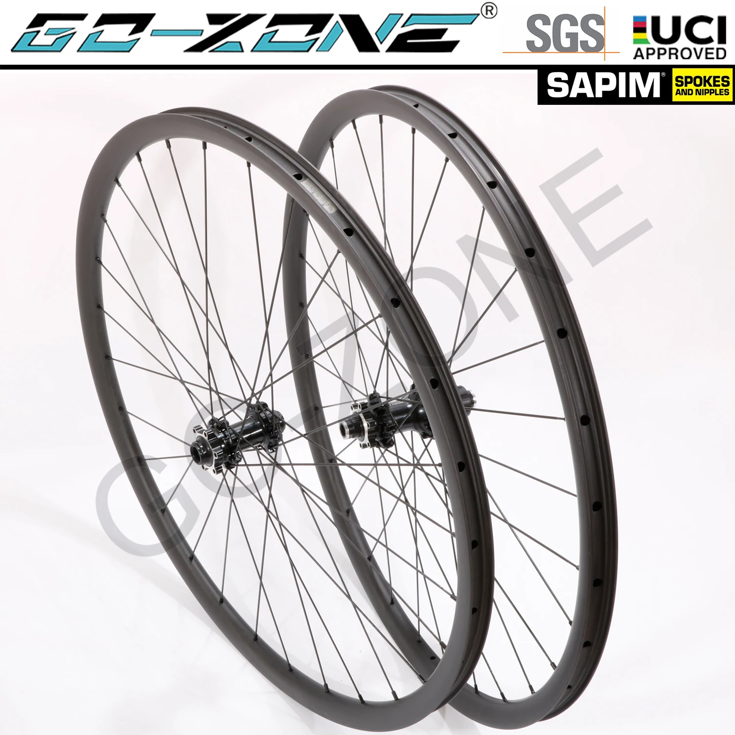 

Tubeless Carbon 29er MTB Wheels Ultra Light Fastace DA206 Sapim Straight Pull Thru Axle / Quick Release MTB Bicycle Wheelset