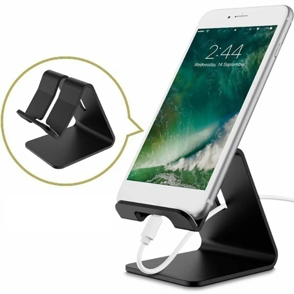 Support pour téléphone rotatif en alliage d'aluminium pour iphone X pour Samsung Support de tablette Support de Support Support réglable porte-table