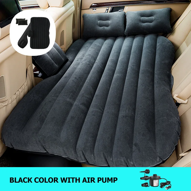 OGLAND Car Air Inflation Travel Bed for Universal Back Seat Mattress Multi functionl Sofa Pillow Outdoor Camping Mat Cushion