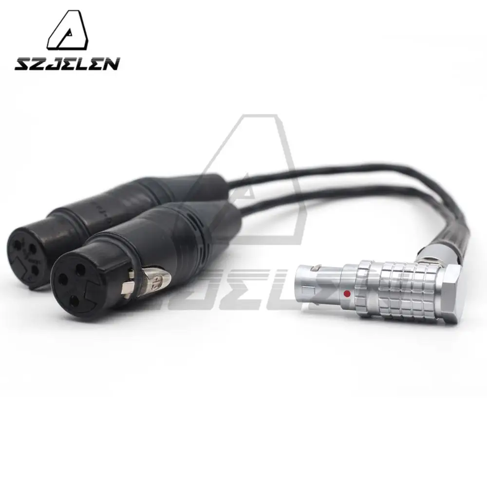 Atomos Shogun Monitor Recorder 1B 10 pin Connector to Dual 3 Pin XLR Breakout Audio Input Cable image 4