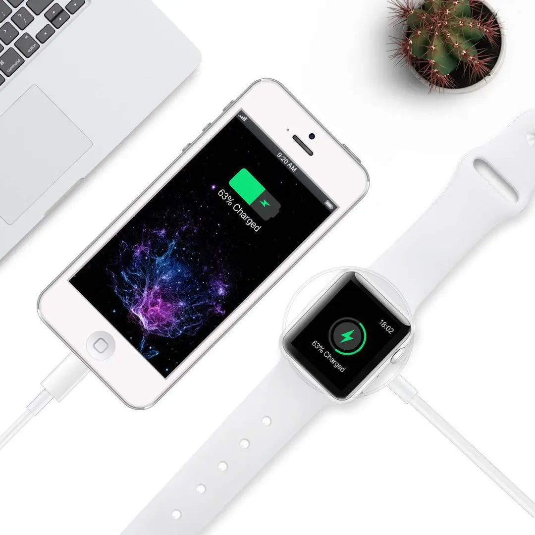 1m Cable High Quality  Wireless Charger for Apple Watch 1/2/3/4 USB  Fast Wirless Charging