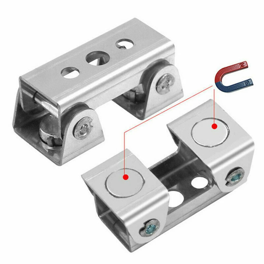 4pcs V-shape Welding Jig Adjustable Magnetic Welding Clamps V-Pads Fixture Holder Strong Welder Hand Tool