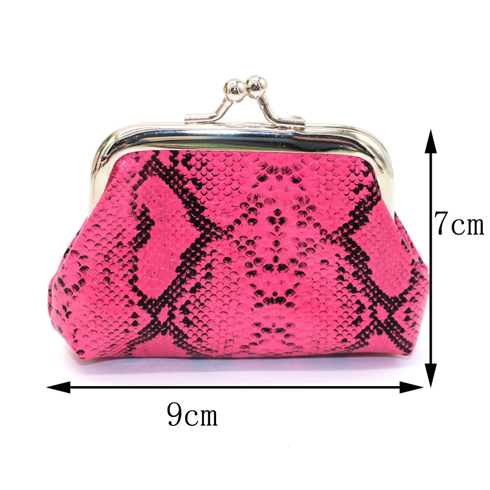 Coin Purse Wallet Women Vintage Snake Pattern Small Wallet Hasp Printing Creative Clutch Bag Good Gift Women's Purses