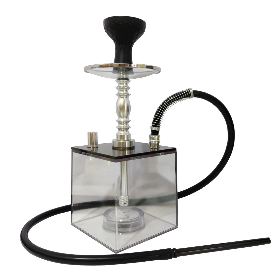 フック付きの小さなアクリル水ギセルフック,LEDライトバー付きの小さな風船,完全なセット,シーシャ,特別オファー