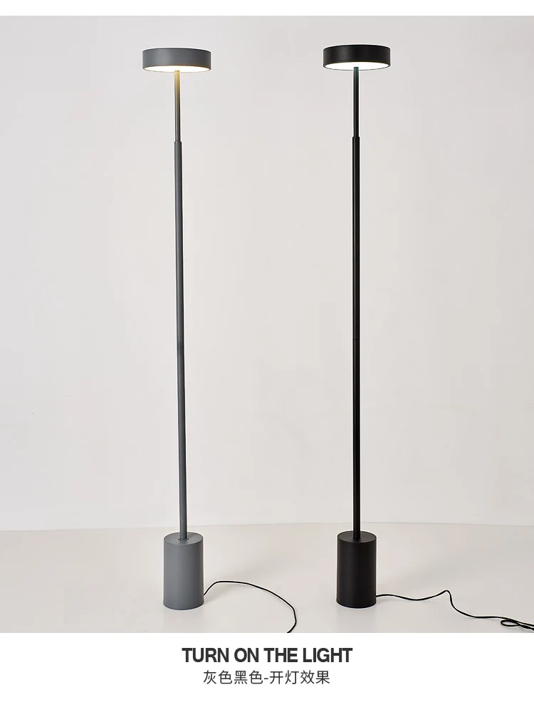 LED-Designer-Stehlampe Indoor minimalist ische hohe LED-Stehlampe für Wohnzimmer Schlafzimmer nordische Dekoration zu Hause Boden Lese lampe – Detail 12