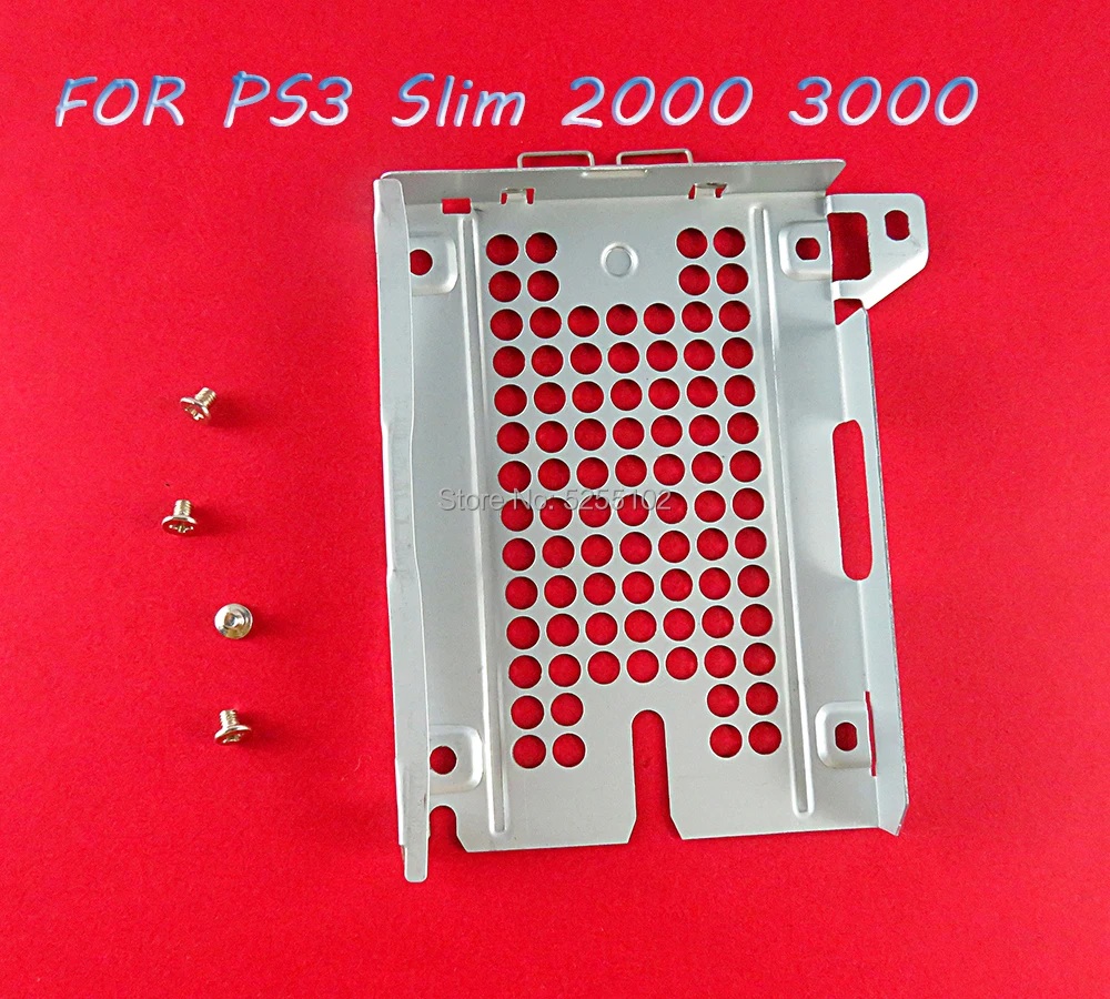 

10pcs Hard Disk Drive Tray Holder Mounting Bracket Replacement for PlayStation3 PS3 Slim 2000 2500 3000 model Game Console