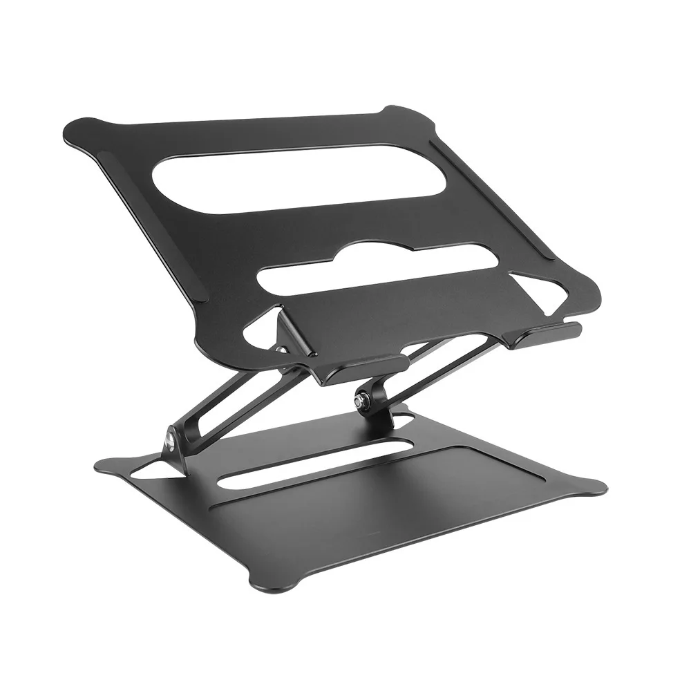 Supporto Laptop In Lega di Alluminio Regolabile, di alluminio Supporto Multi-angolo Del Basamento di Rilascio di Calore Del Computer Portatile Pieghevole Del Computer Portatile Notebook Stand