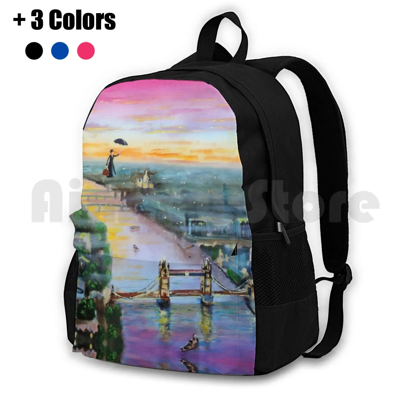 London Up To The Highest Height Outdoor Hiking Backpack Riding Climbing Sports Bag London Gordon Bruce London Skyline Original