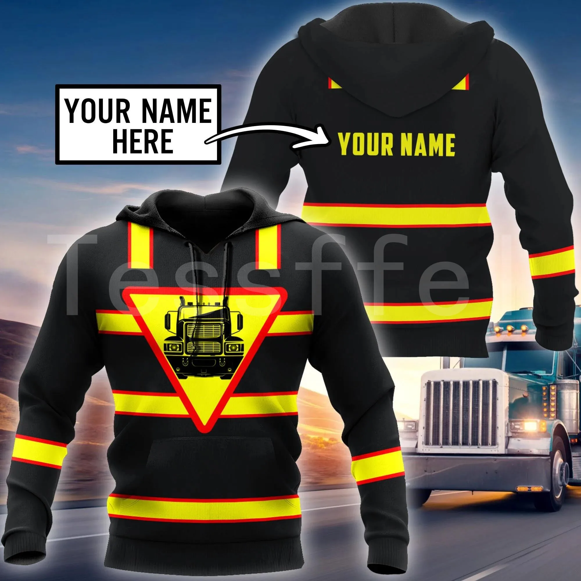 

Tessffel Truck Driver 3D Printed New Fashion For Men/Women Hooded Sweatshirt Zipper Hoodies Casual Unisex Pullover Style-D01