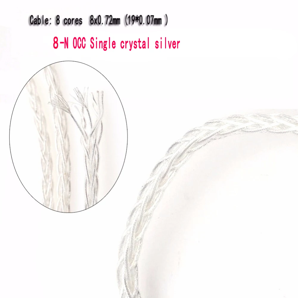 Haldane HIFI لتقوم بها بنفسك 4.4 مللي متر ذكر متوازن إلى 2.5 مللي متر TRRS متوازن الفضة مطلي كابل محول الصوت 2.5 إلى 4.4 موصل الحبل