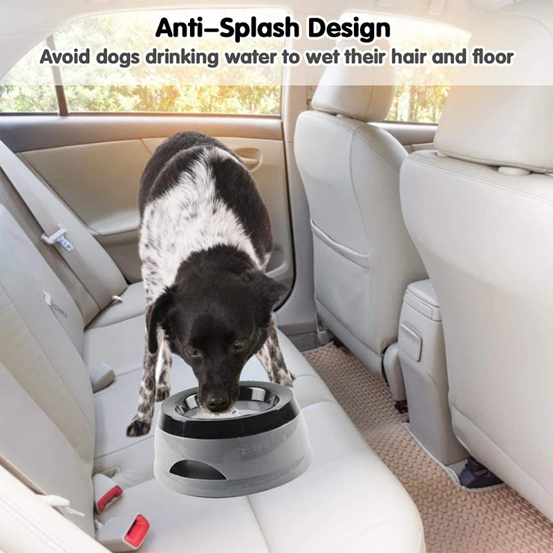 Benepaw Safe No Spill Travel Dog Bowl Portable Detachable Vehicle Carried Anti Splash Anti-skid Pet Drinking Bowl Easy To Clean