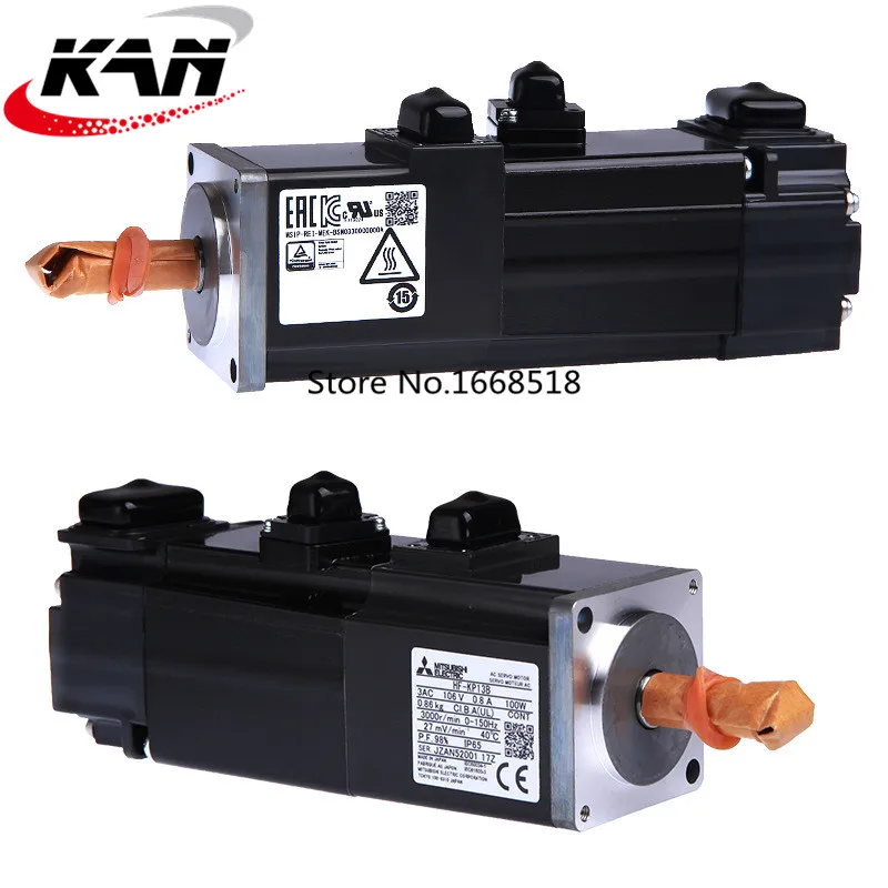 Imagem -02 - Motor Mitsubishi Servo Original com Encaixe Perfeito Kp13b Kp23 Kp23b Kp43 Kp43b Kp053 Kp053b Kp73b Elétrico para Mitsubishi Novo
