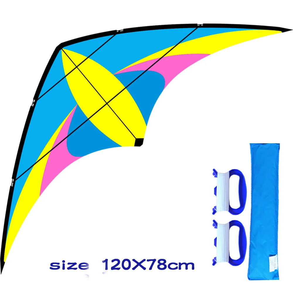 NEW Arrive 48 Inch Professional Dual Line Stunt Kite With Handle And Line Good Flying Factory Outlet