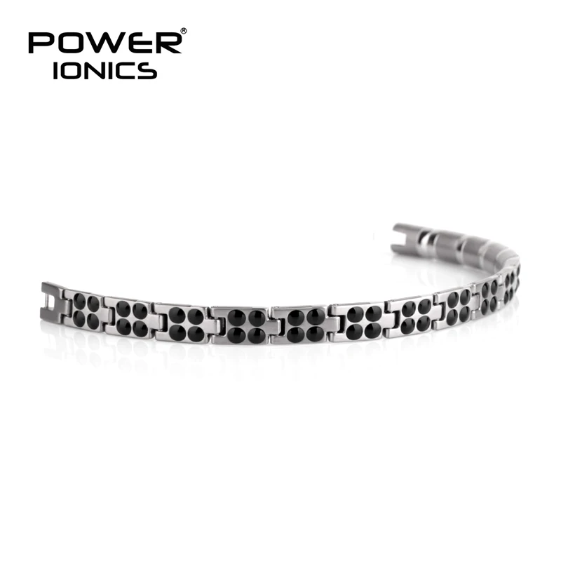 Power Ionics 100% Titanium Beads WaterProof Fashion Bracelet Lover Friends Famliy Gift