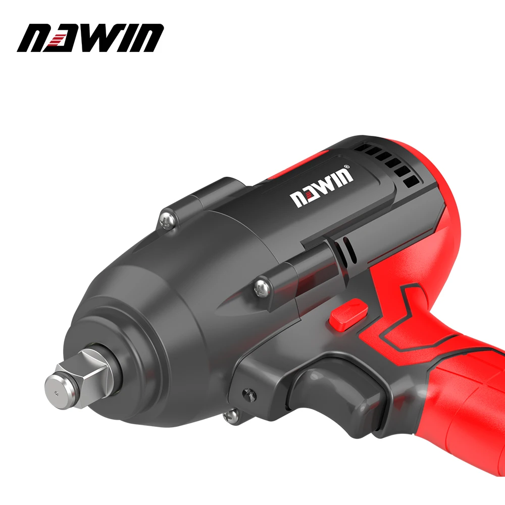 NAWIN Industrial Brushless Lithium Wrench 600N Super Torque Cordless Electric Wrench Easy Removal Of Car Tires