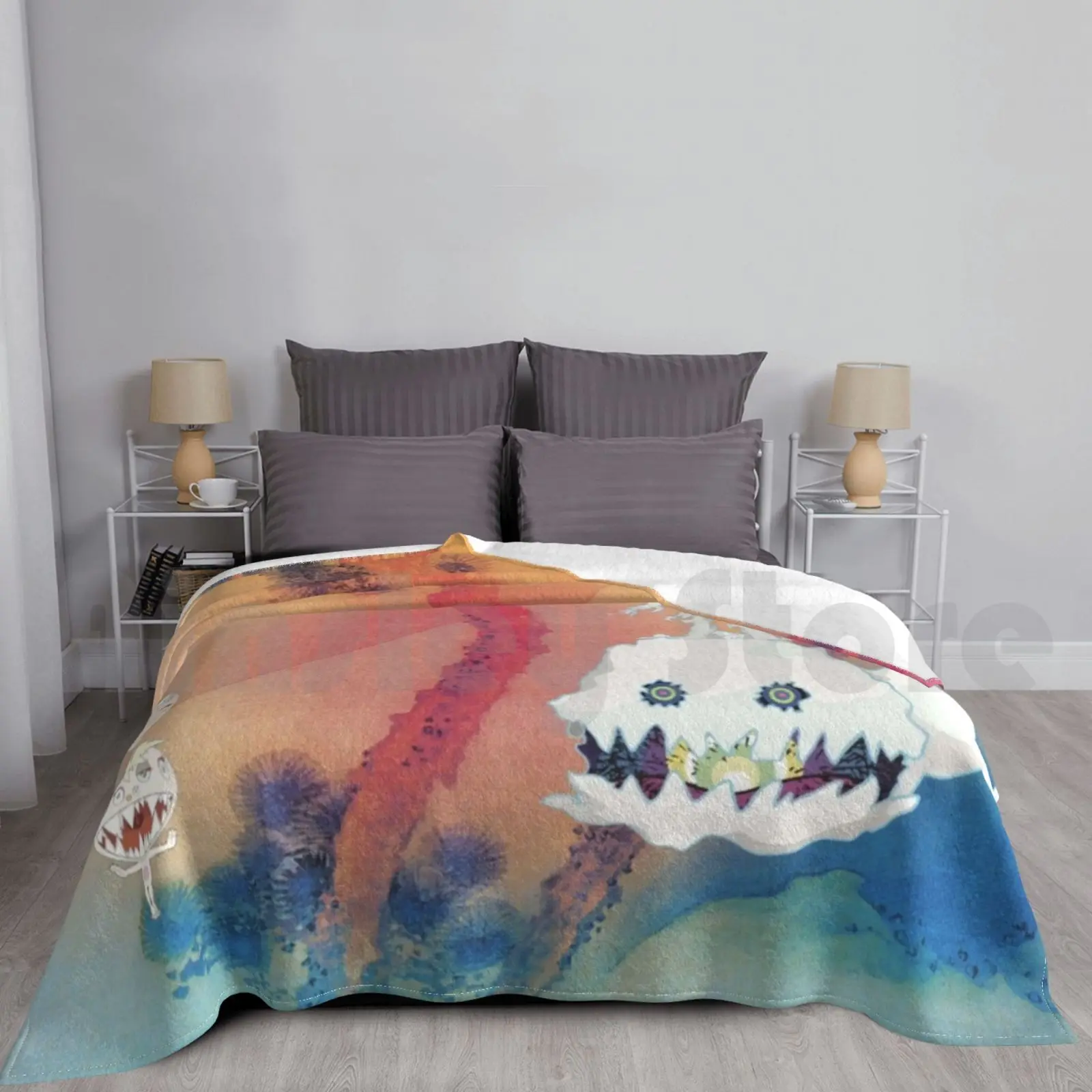 Poster Kids See Ghosts Blanket Fashion Custom Playboi Boypablo Carti Boy Pablo Albums Rapper Theweeknd Lana Del