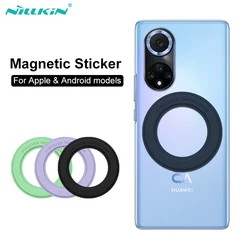 Nillkin Magnetic Sticker For iPhone 14 ProMax Magnet Plate For Samsung Galaxy S23 S22 Sticker Phone Holder Stand For iPhone13 12