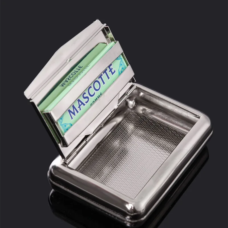 Stainless Steel  Cigarette Case Smoking Accessories Metal Cigarette Box Cigarette Holder Tobacco shreds Box