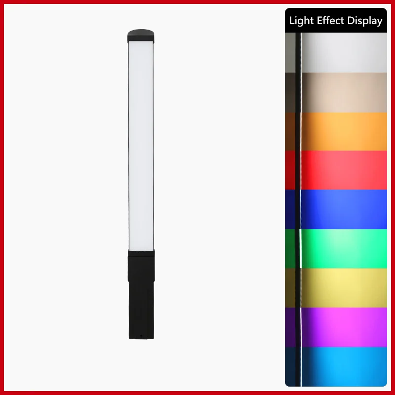 

RGB Handheld LED Light Wand Rechargeable Photography Light Stick Level 10 Brightness Adjustment LED Fill Light For Wedding Party