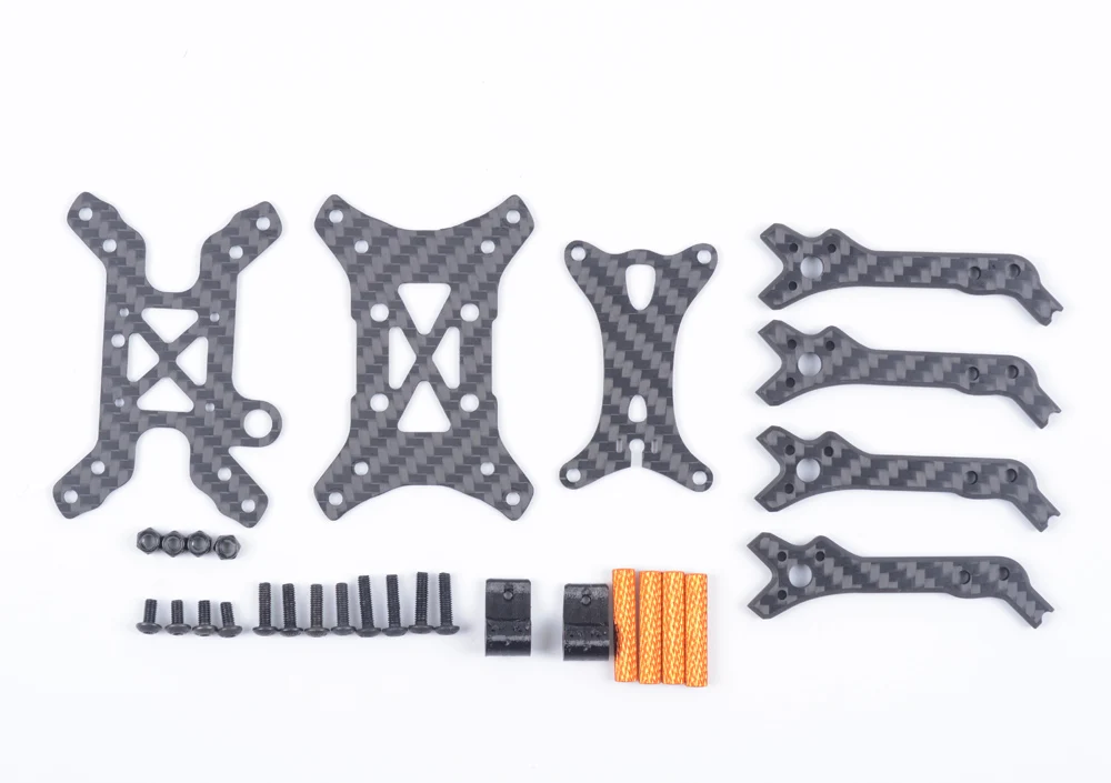 Skystars Fuuton 3 Inch 140mm Wheelbase 4mm Arm Carbon Fiber FPV Racing Frame Kit