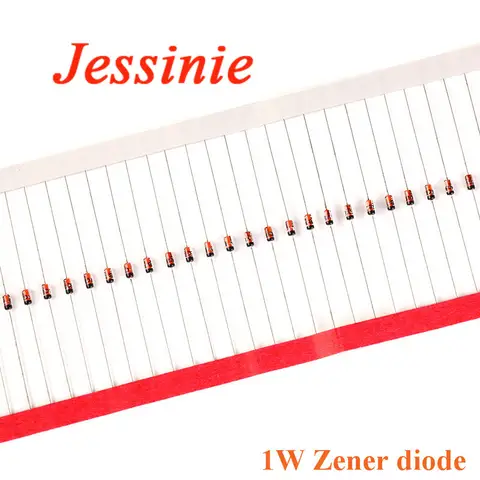 오리지널 제너 다이오드, DO-41, 56V, 47V, 33V, 30V, 24V, 20V, 18V, 16V, 15V, 13V, 12V, 10V, 11V, 9.1V, 8.2V, 10 개 7.5V, 6.2V, 5.6V, 4.7V, 3.9V, 3.3V