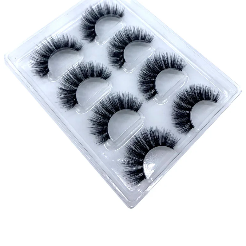 Neue 6 Paar 10–25 mm künstliche Wimpern, 100 % Nerzwimpern, Nerzwimpern, natürliche dramatische Volumenwimpernverlängerung, falsche Wimpern – Detail 6