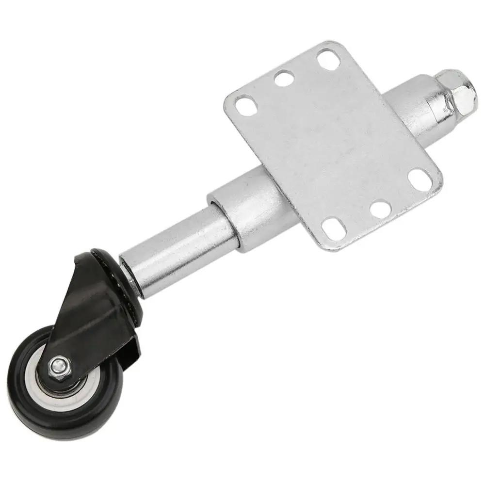 

2inch PU Gate Wheel Spring Loaded Swivel Caster Heavy Duty 110lbs Load Capacity Loaded Door Universal Wheels Furniture Component