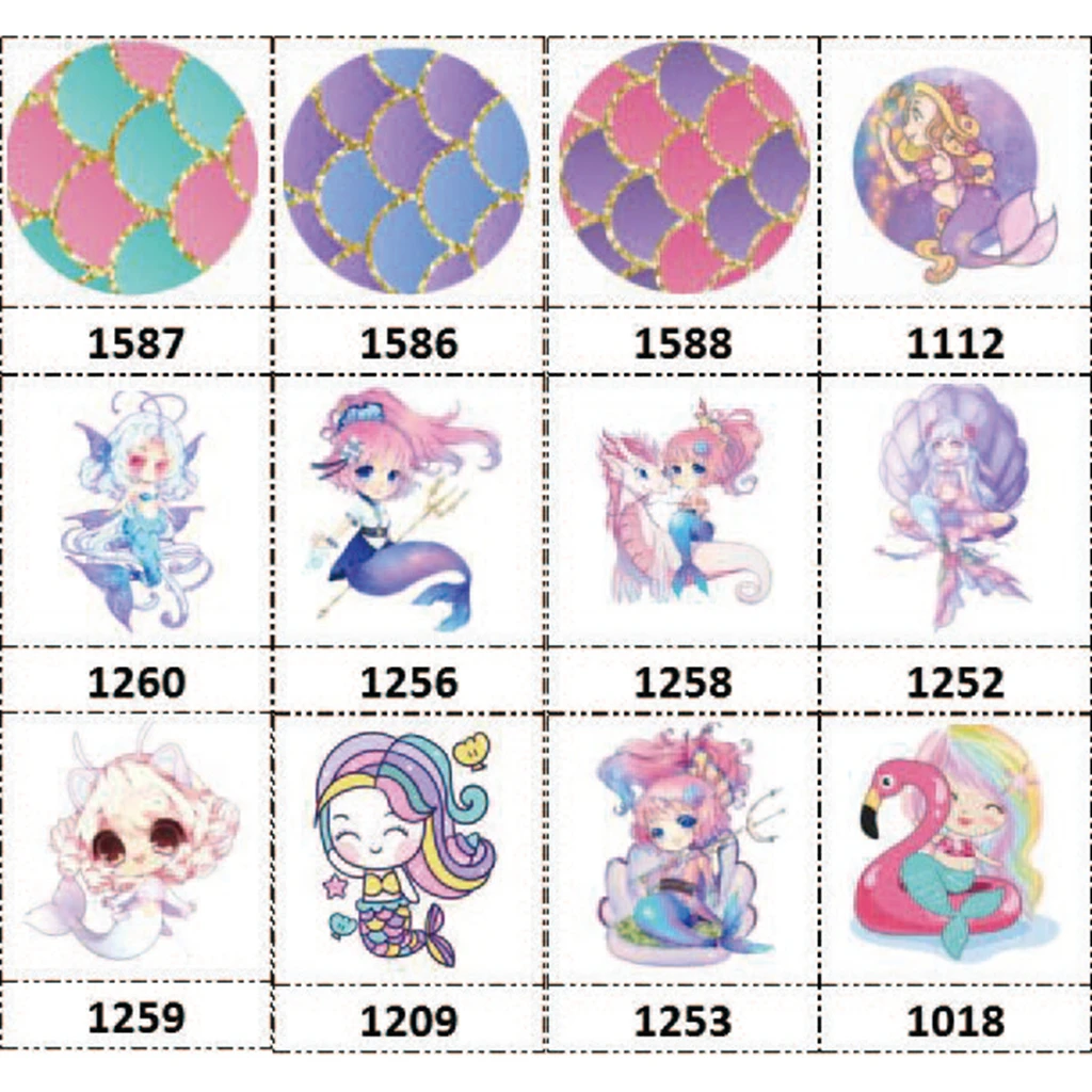 100pcs/lot kawaii mermaid resin scales mermaids planar resin for diy phone hair accessories