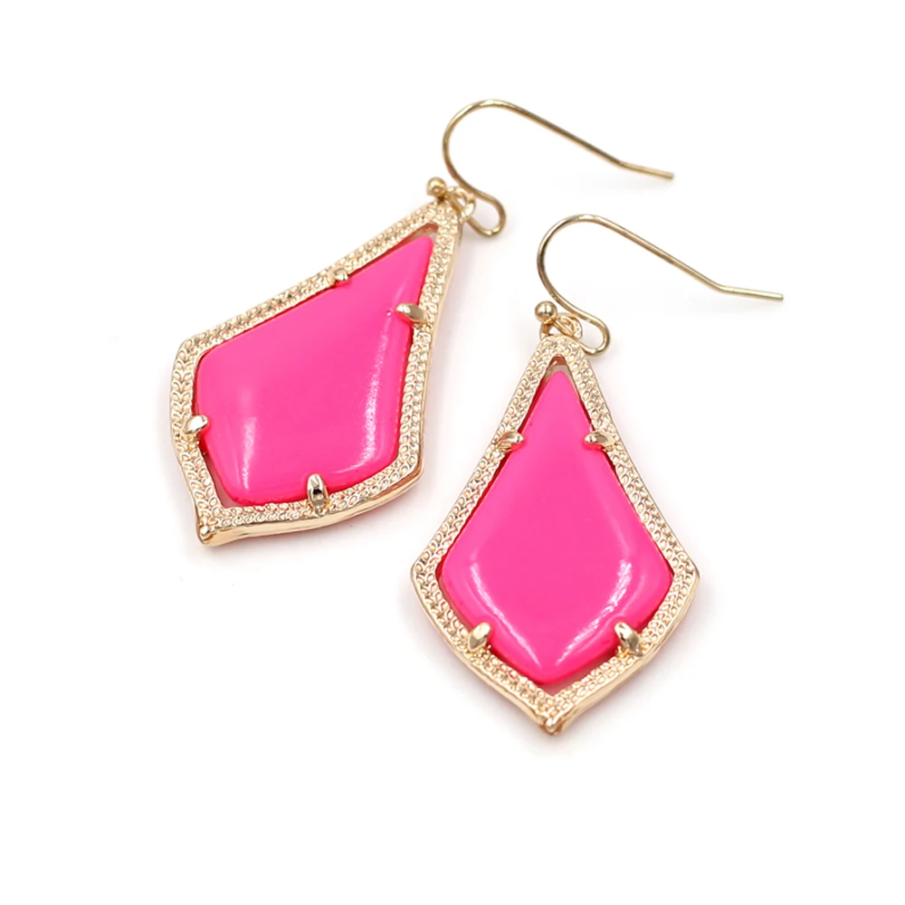 Kace Highly Bright  Color Drop Earrings for Women