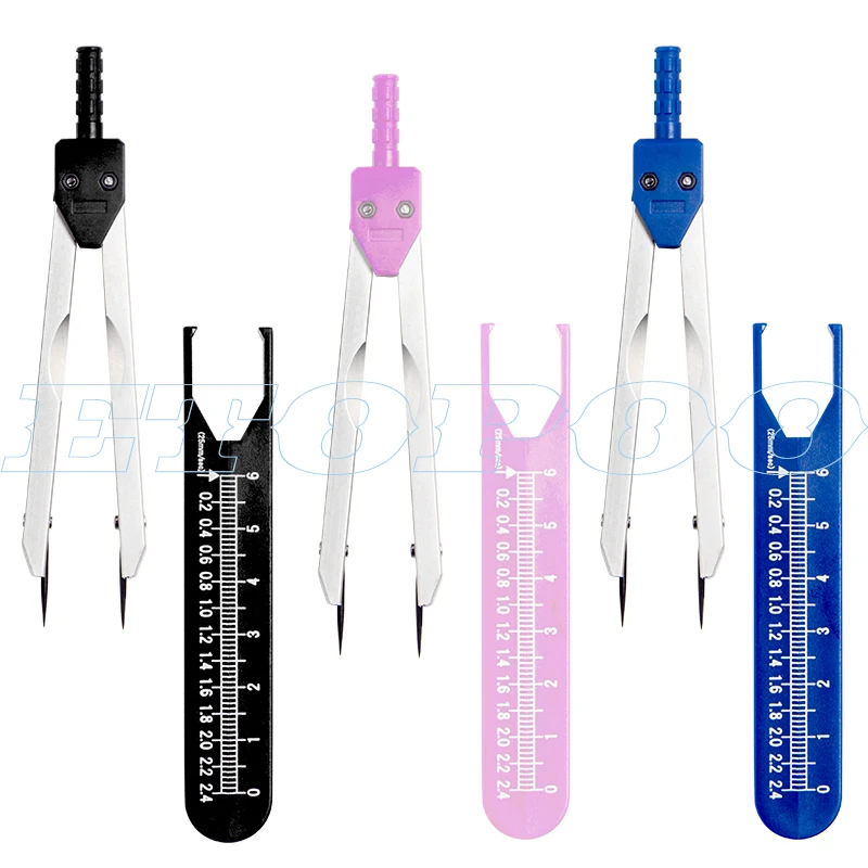 New PVC ECG ruler medical ruler ECG goniometer ECG Medical Caliper ECG Caliper electrocardiogram divider Medical ECG Divider