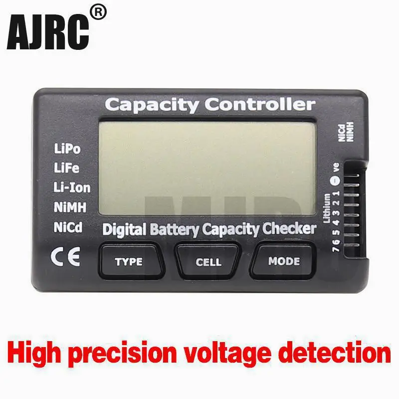 RC CellMeter-7 digital battery capacity checker LiFe LiPo Li-ion Nicd NiMH battery voltage tester check high-precision detection