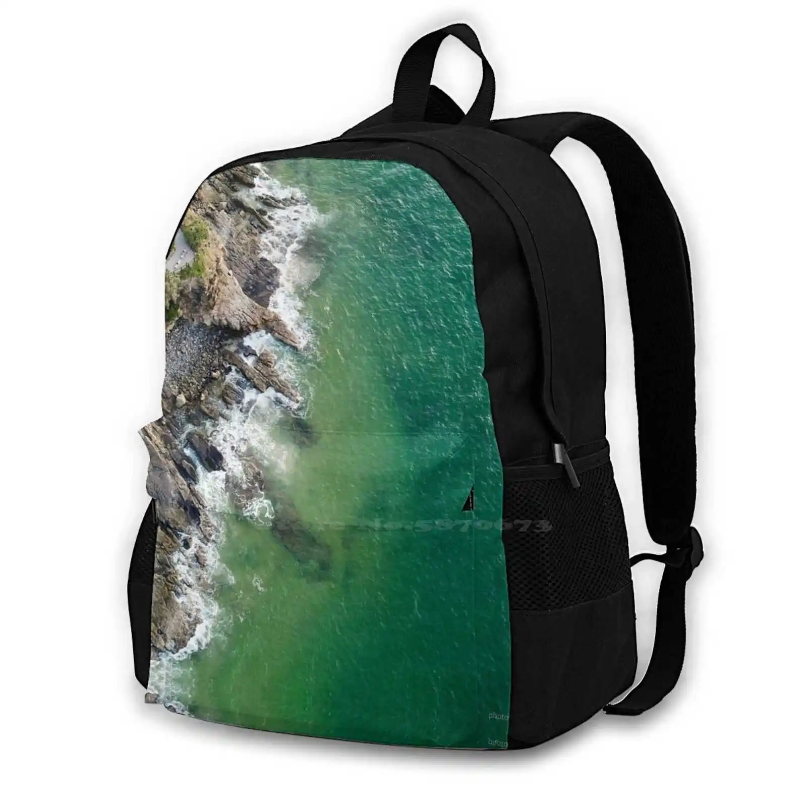 The Boiling Pot Teen College Student Backpack Laptop Travel Bags National Park Heads The Boiling Pot Travel Walk Drone Coastal