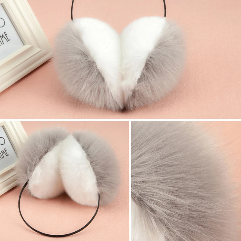 Earmuffs Women Winter Girls Pink Sweet Solid Simple Soft Warm Womens Ear Warmer All-match Korean Style Females Chic Harajuku New