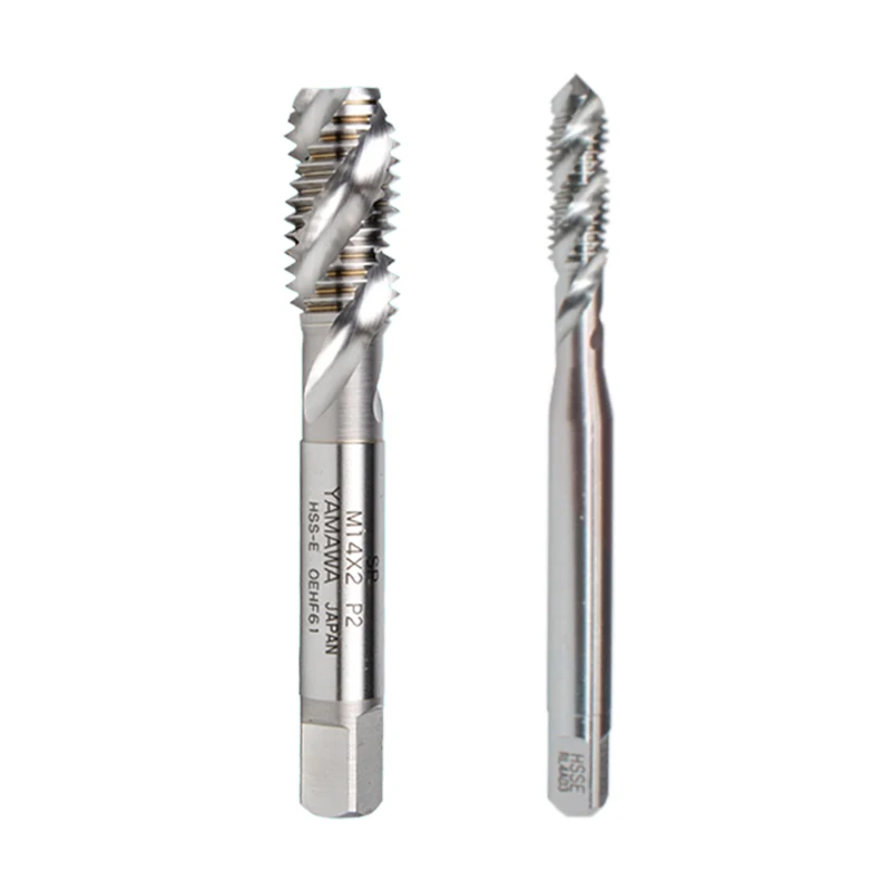 1pcs YAMAWA M1 M1.2 M1.4 -M12  Spiral taps for cnc machine tapping appliance aluminum processed