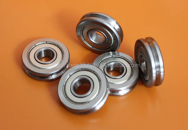 Cuscinetto guida a rulli con scanalatura a V sull'anello esterno A1001-ZZ V6000ZZ dimensioni 10 * 30 * 8mm strumenti per raddrizzare le ruote