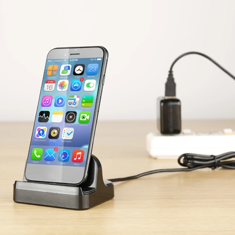 Soporte de cargador tipo C USB C 3,1 para teléfono móvil QC3.0 PD soporte de estación de carga rápida para teléfono inteligente Universal