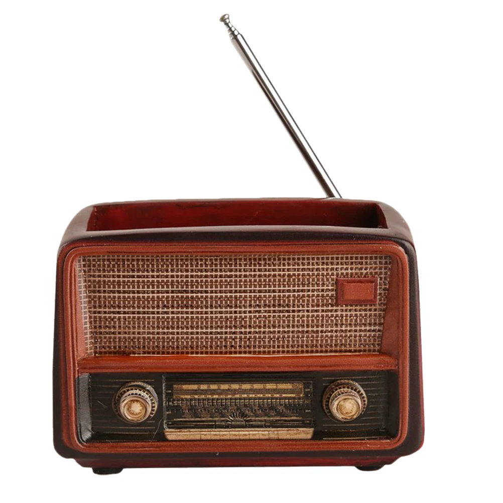 Retro Radio w kształcie doniczki pojemnik dekoracyjny unikatowy roślina doniczkowa pojemnik do dekoracji kwiat z żywicy wazon sadzarki