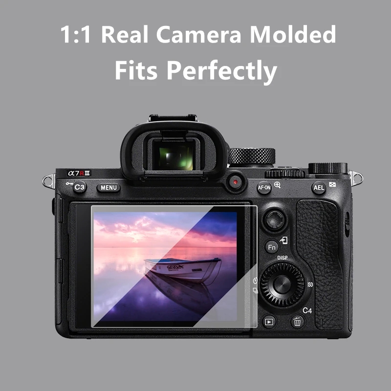 A74 A7IV Kính Camera Ban Đầu 9H Camera Kính Cường Lực Bảo Vệ Màn Hình Cho Sony ILCE-7M4/A7M4/Α7 IV Camera