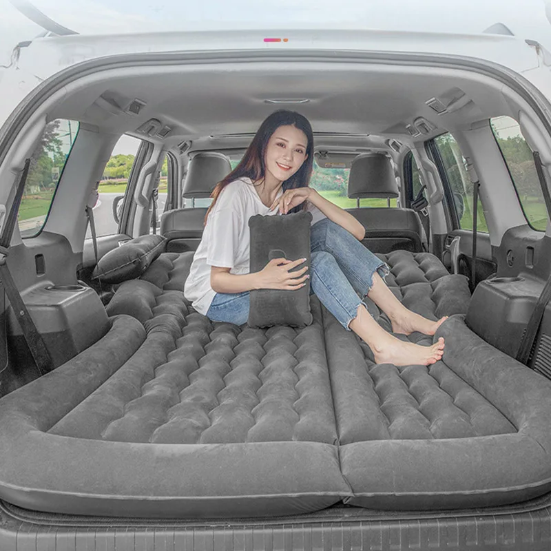 Car Travel Bed Dual-purpose Inflatable SUV Off-road Two-in-one Inflatable Bed Car Interior Products