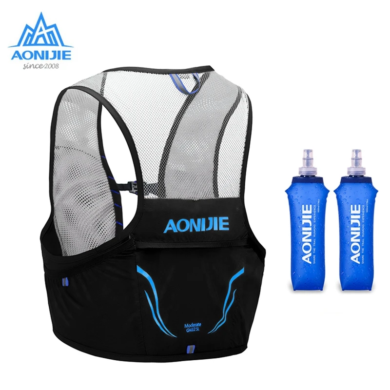 Aonijie 2.5l esporte colete mochila leve saco respirável portátil pacote de náilon ultraleve para julgamento correndo ciclismo caminhadas c932