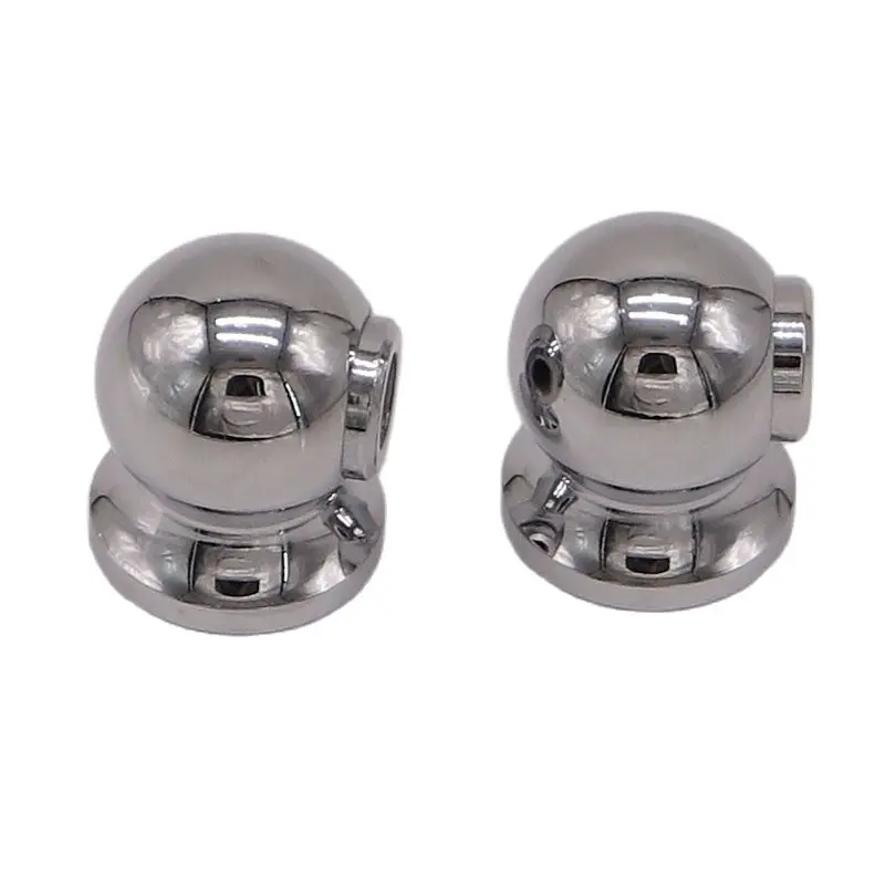 Snare Drum Lugs Single Side & Double Side Drum Lug Silver Color Drum Drum Accessories 1 Piece with Black Washers and Screws